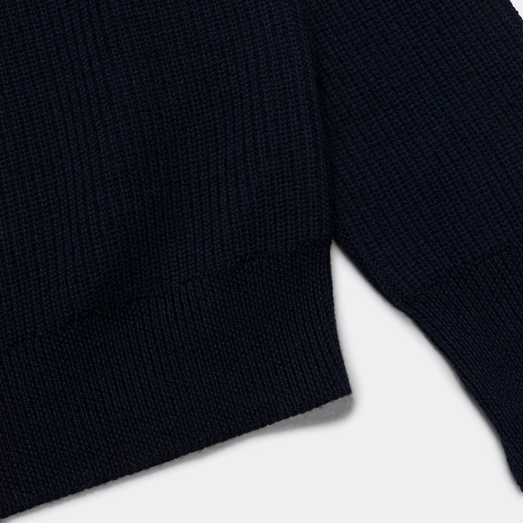 Henning Merino Crew - Dark Navy
