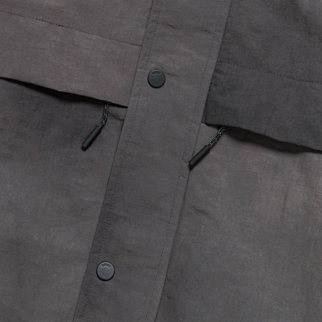 Herluf Wave Dye Nylon Windbreaker - Black