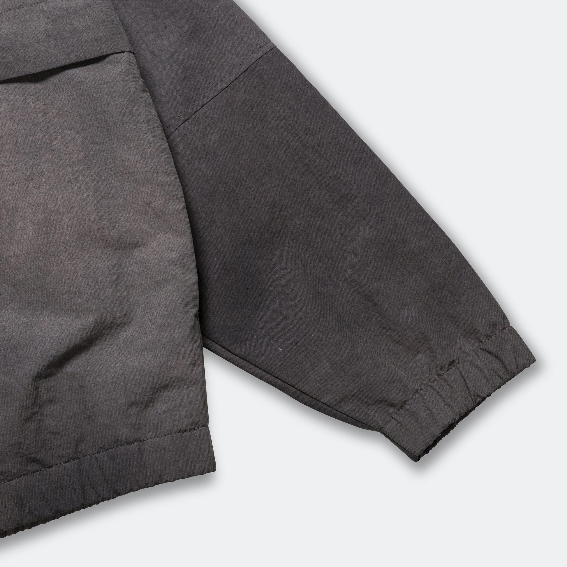Herluf Wave Dye Nylon Windbreaker - Black