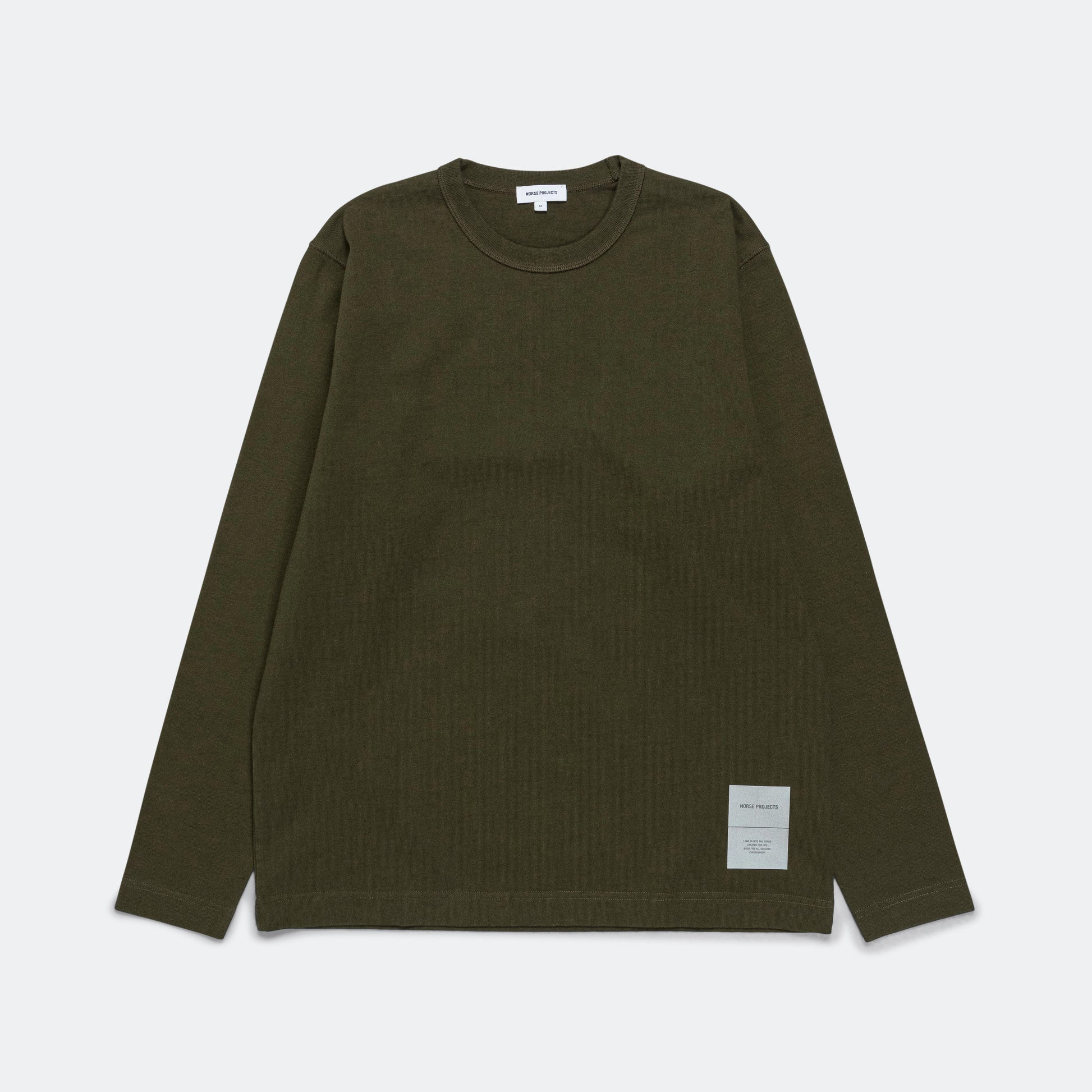 Holger Relaxed Organic Heavy Tab Series LS T-Shirt - Army Green