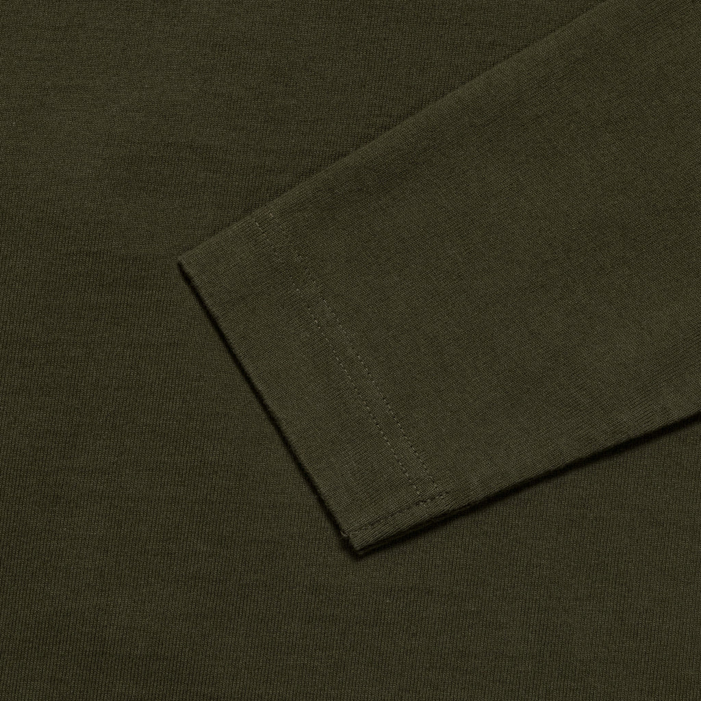 Holger Relaxed Organic Heavy Tab Series LS T-Shirt - Army Green