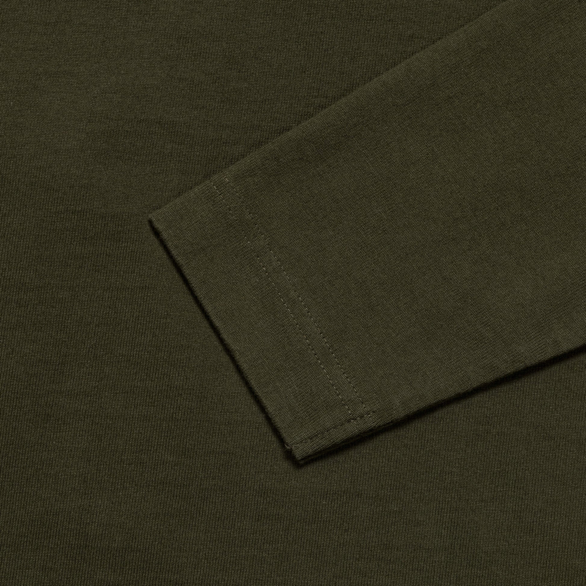 Holger Relaxed Organic Heavy Tab Series LS T-Shirt - Army Green