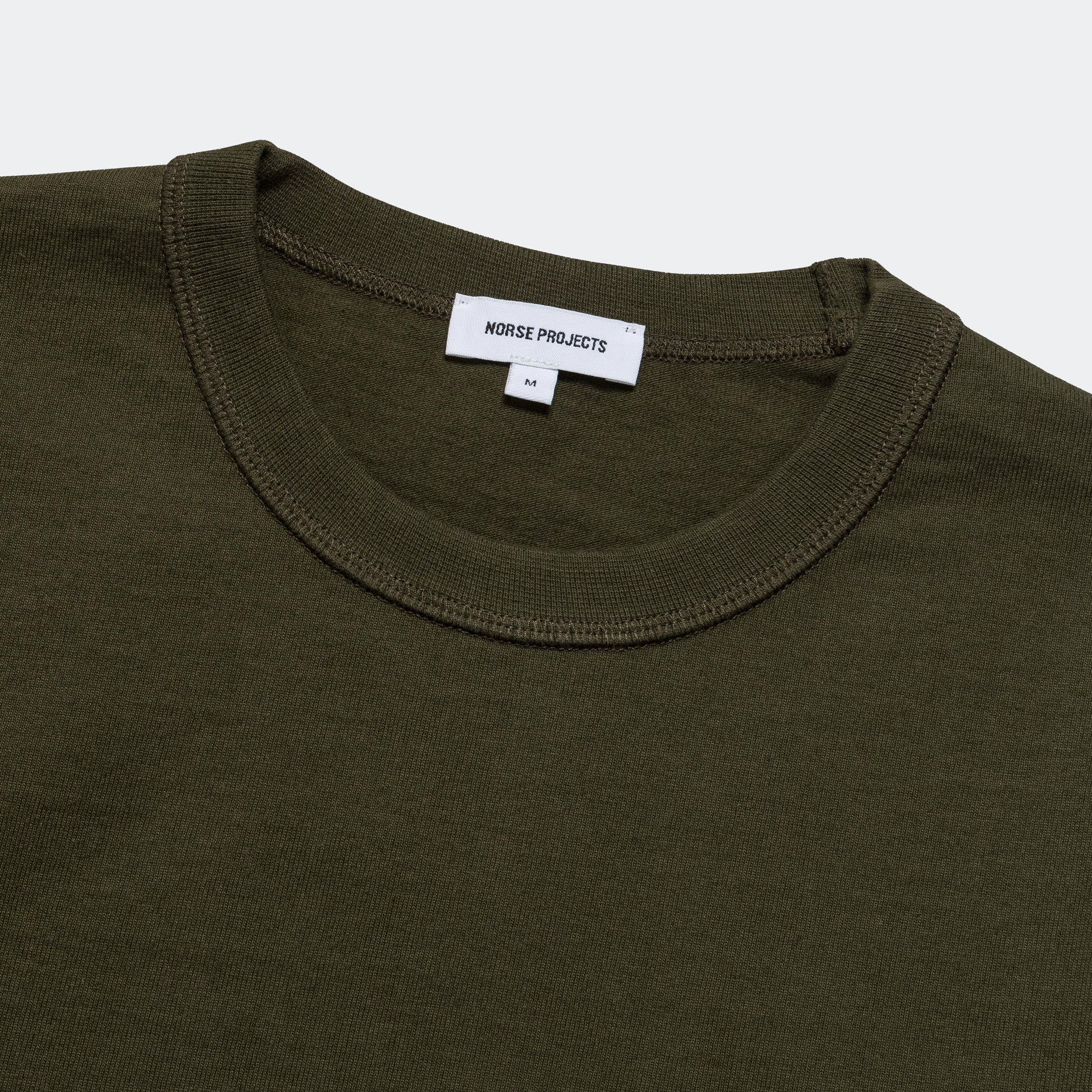 Holger Relaxed Organic Heavy Tab Series LS T-Shirt - Army Green