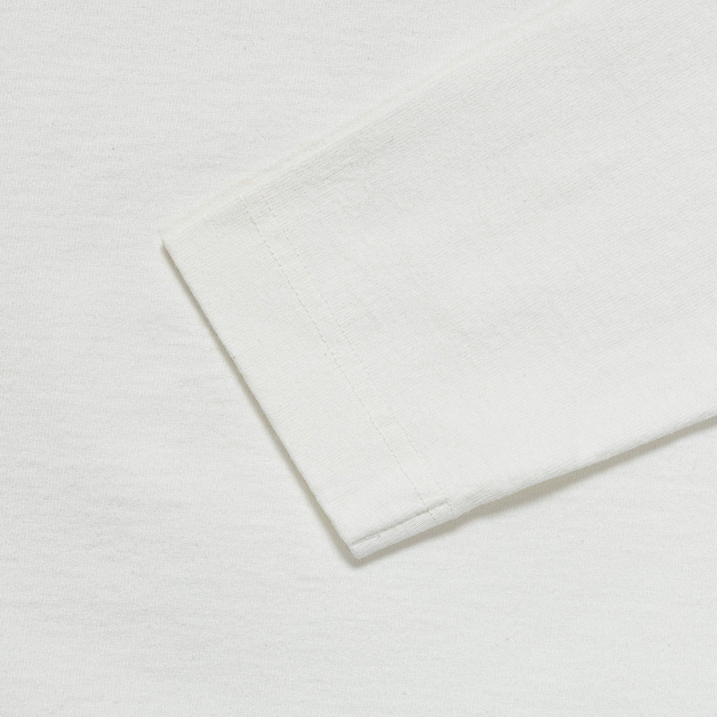 Holger Relaxed Organic Heavy Tab Series LS T-Shirt - White