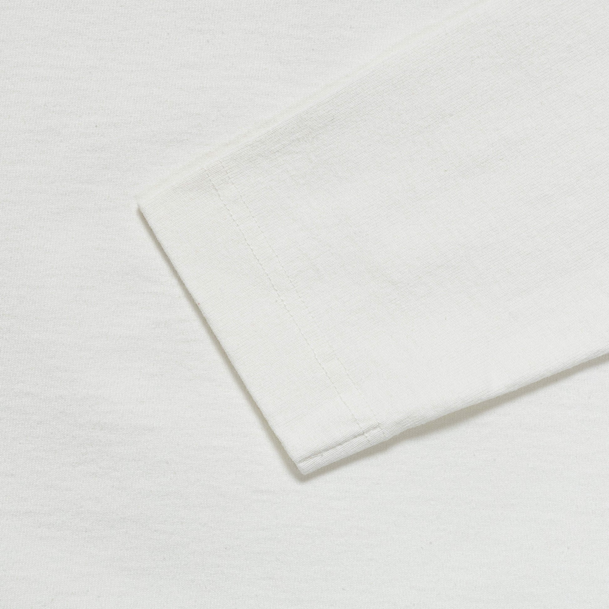 Holger Relaxed Organic Heavy Tab Series LS T-Shirt - White