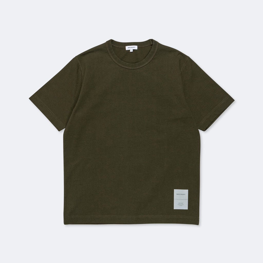 Holger Relaxed Organic Heavy Tab Series T-Shirt - Army Green