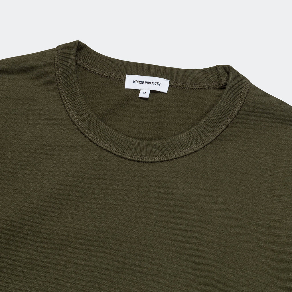 Holger Relaxed Organic Heavy Tab Series T-Shirt - Army Green