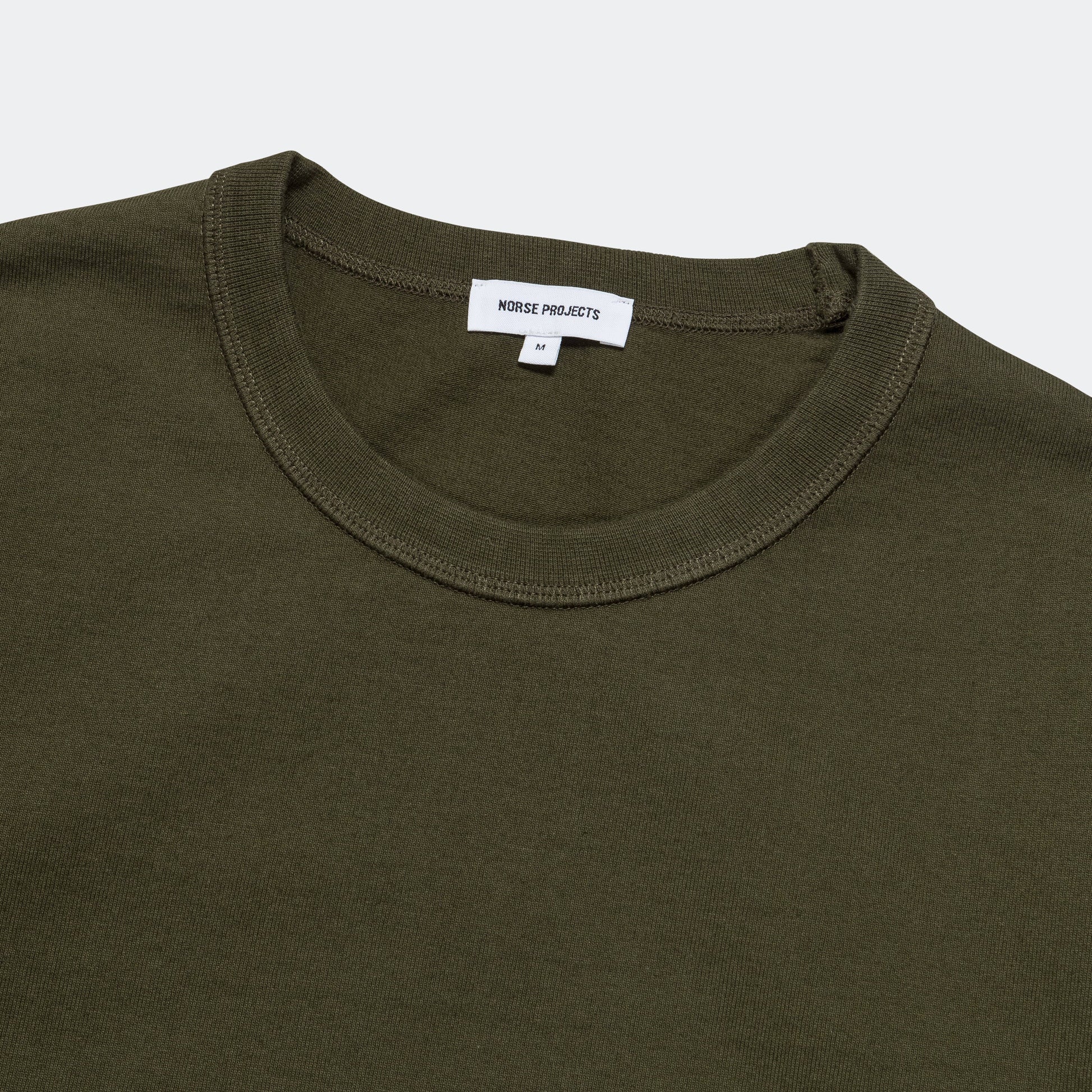 Holger Relaxed Organic Heavy Tab Series T-Shirt - Army Green