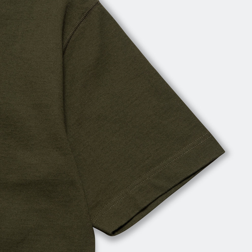 Holger Relaxed Organic Heavy Tab Series T-Shirt - Army Green