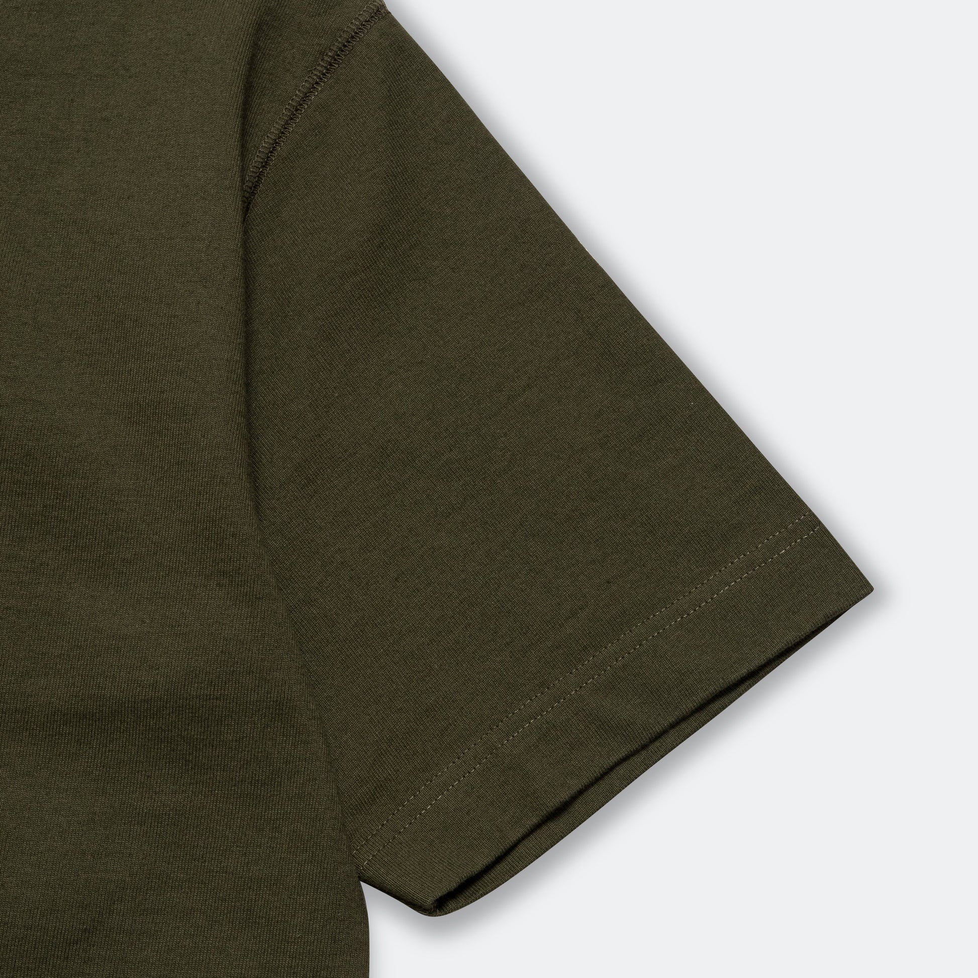 Holger Relaxed Organic Heavy Tab Series T-Shirt - Army Green
