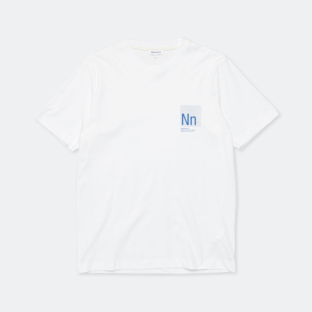 Jakob Organic Interlock Jersey Print 1 - White