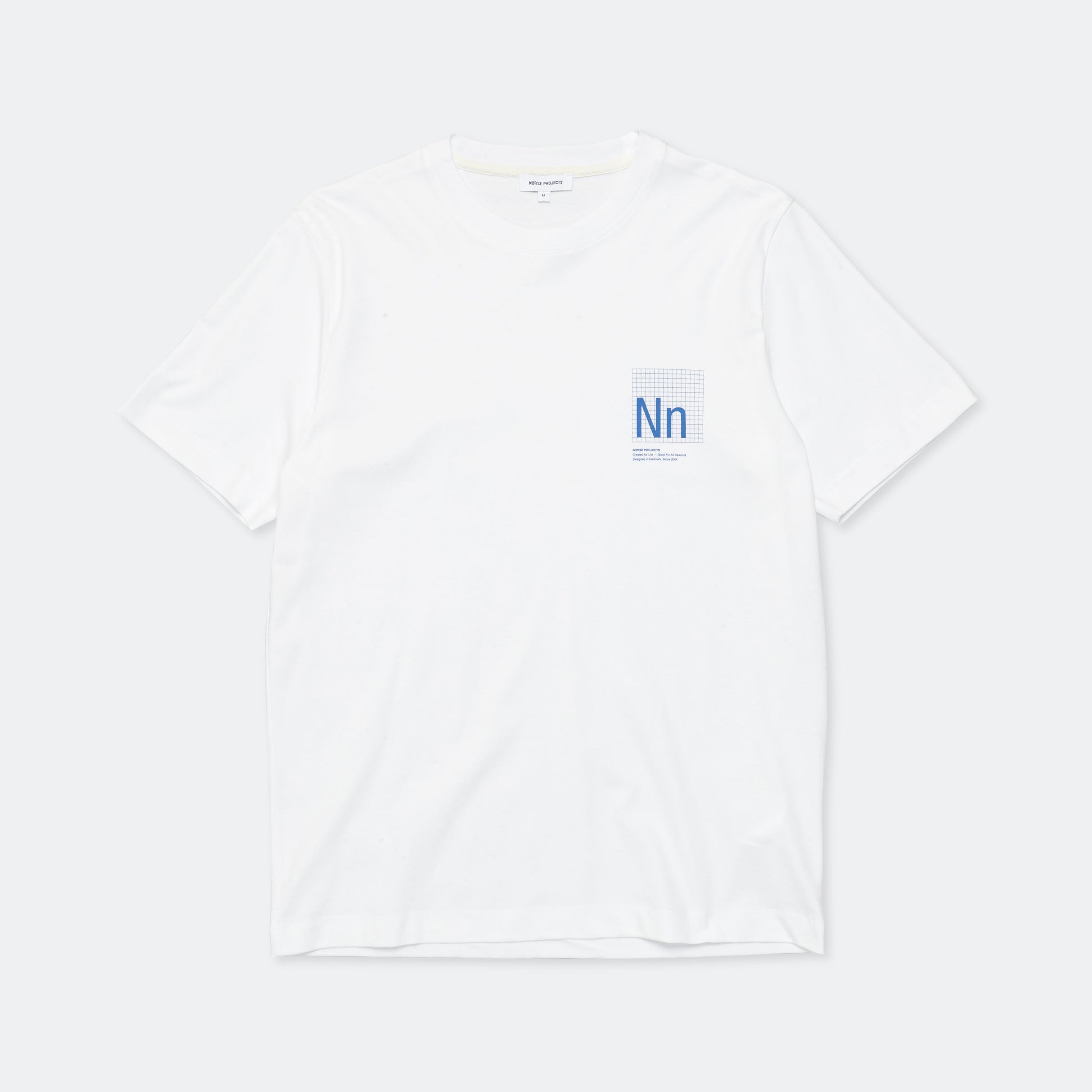 Jakob Organic Interlock Jersey Print 1 - White