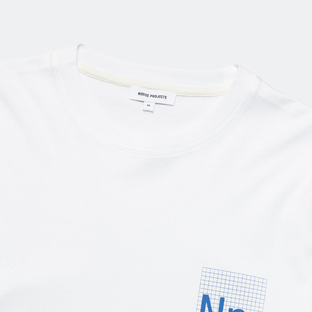 Jakob Organic Interlock Jersey Print 1 - White