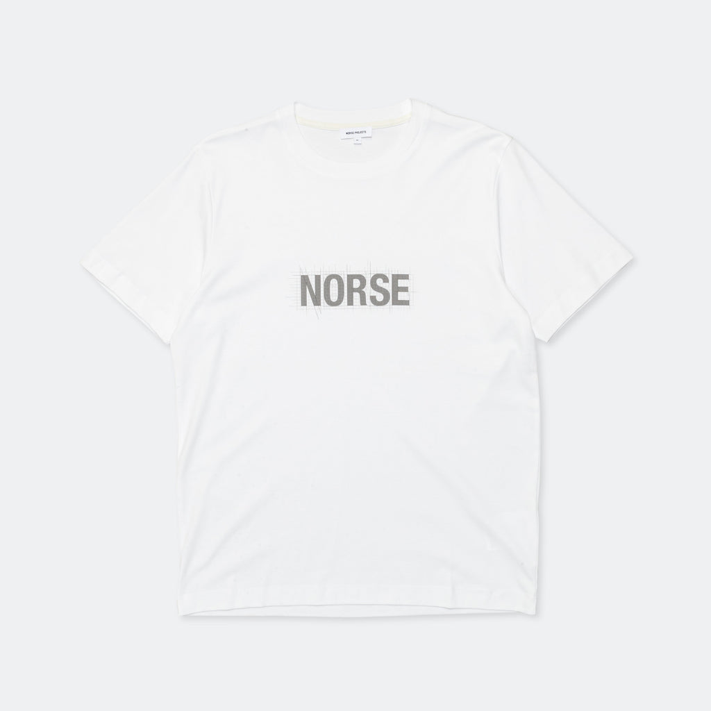 Jakob Organic Interlock Jersey Print 2 - White