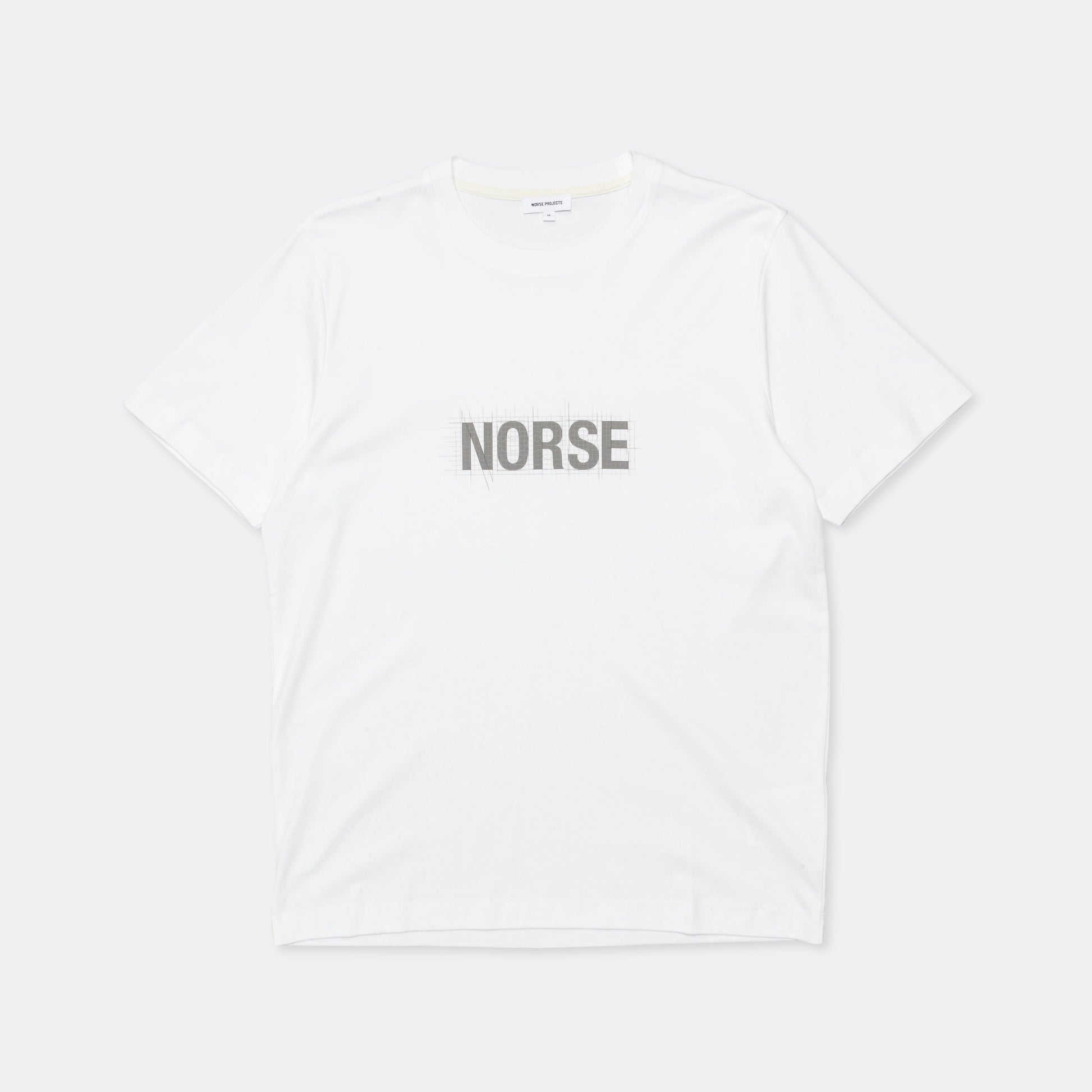 Jakob Organic Interlock Jersey Print 2 - White