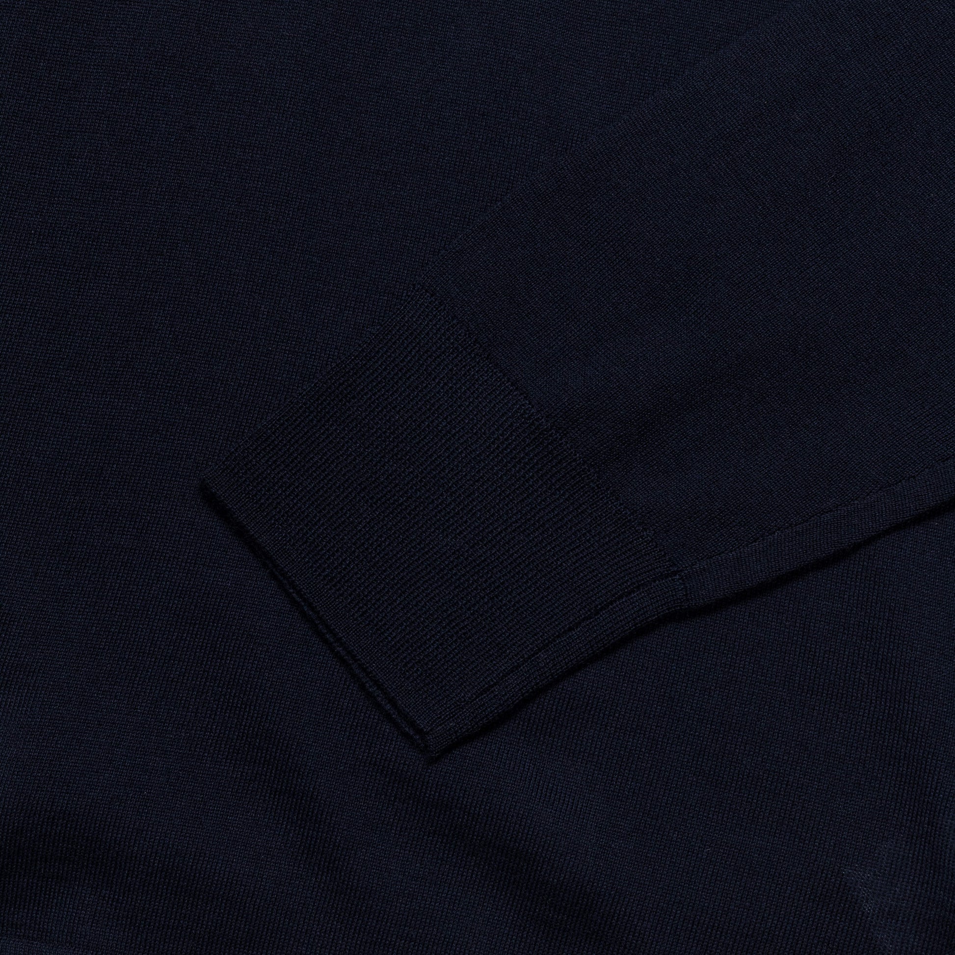 Jon Tech Merino LS Polo - Dark Navy