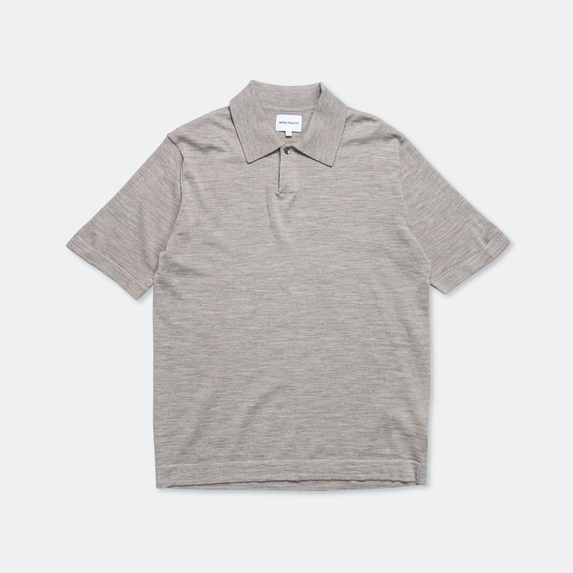 Jon Tech Merino SS Polo - Sand