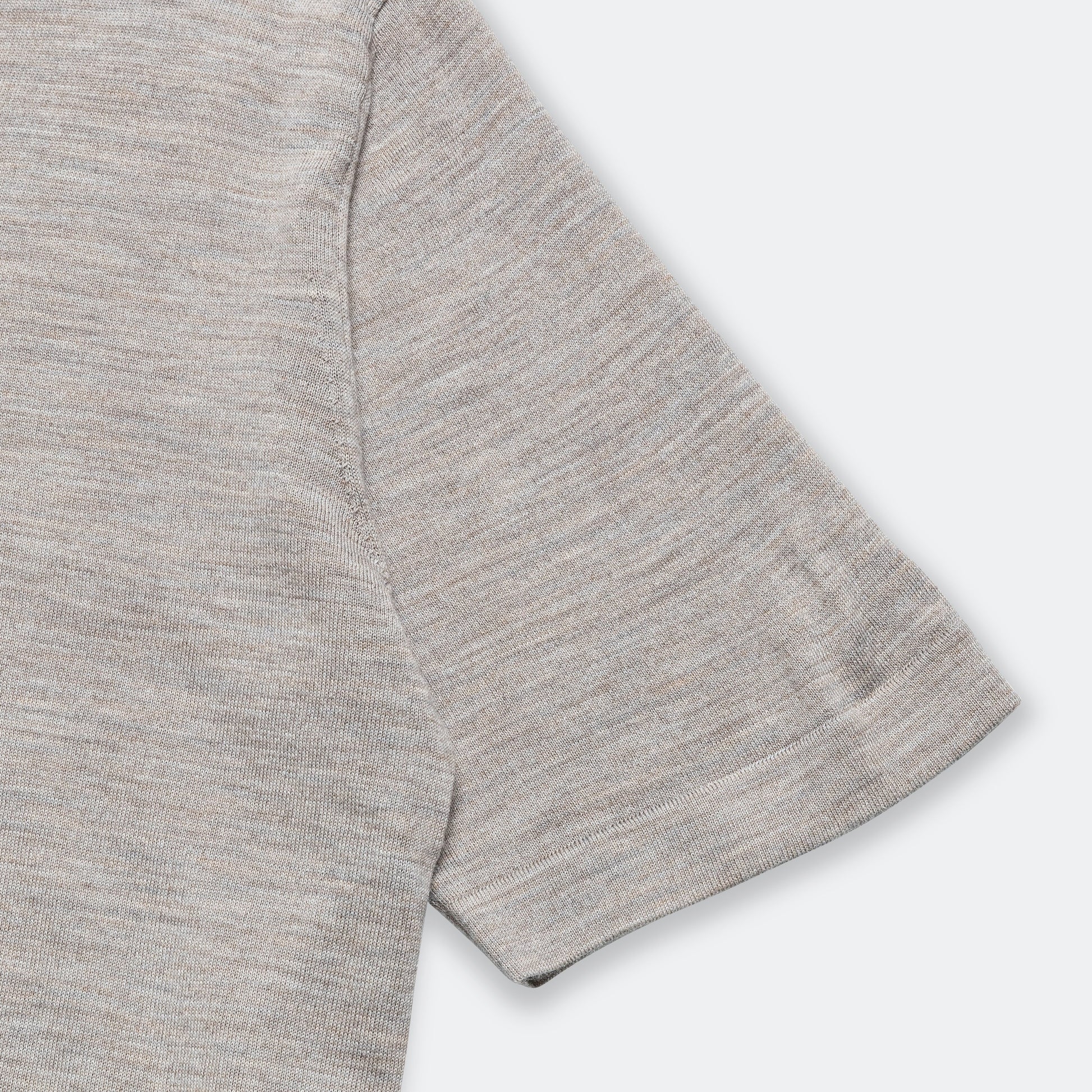Jon Tech Merino SS Polo - Sand
