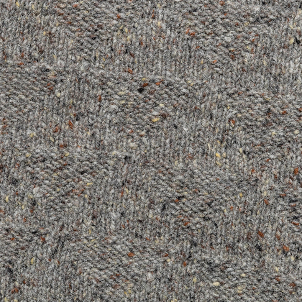 Jonas Donegal Diamond Sweater - Grey Melange