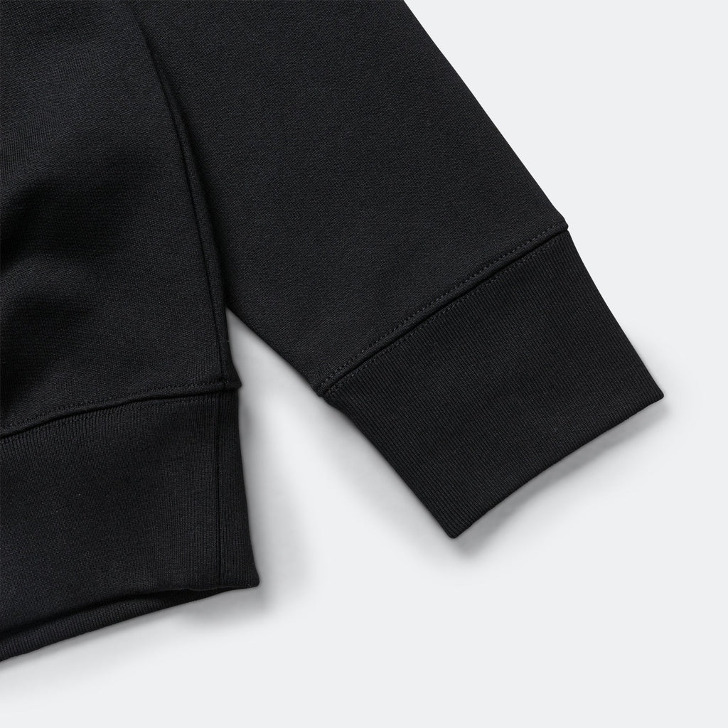 Ketel Relaxed Organic NORSE Logo Half Zip - Black