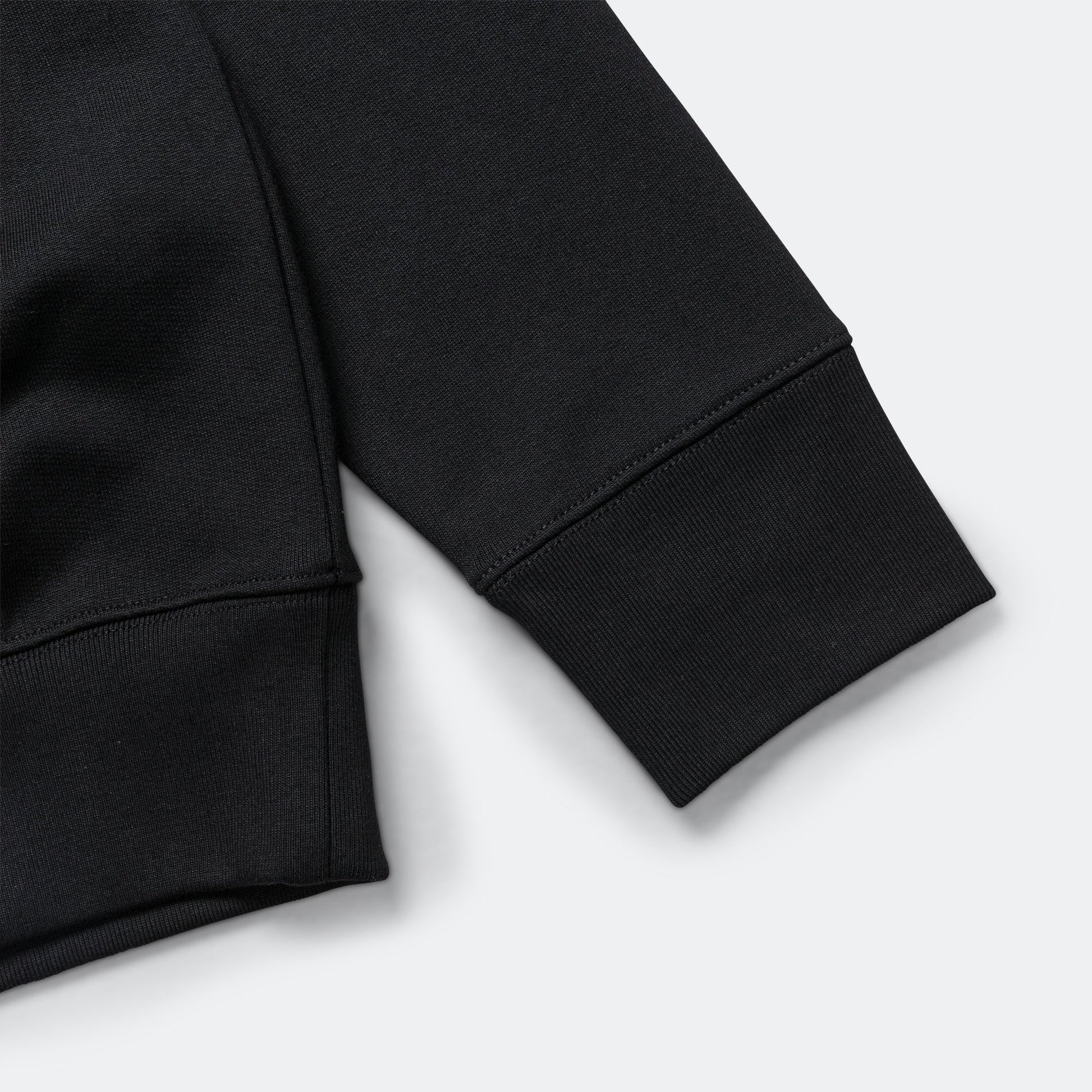 Ketel Relaxed Organic NORSE Logo Half Zip - Black