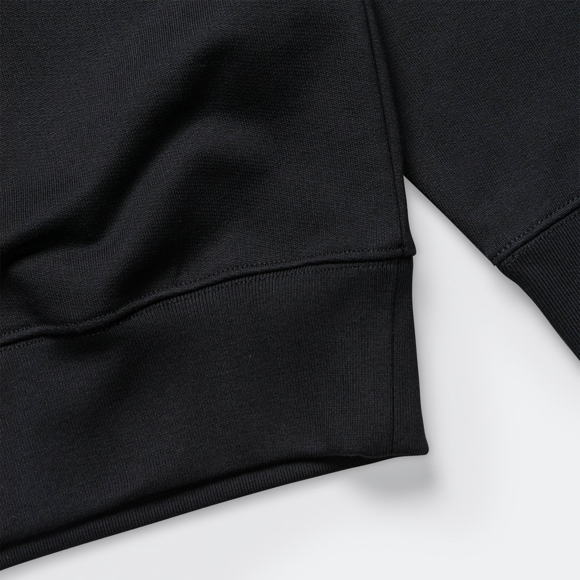 Ketel Relaxed Organic NORSE Logo Half Zip - Black