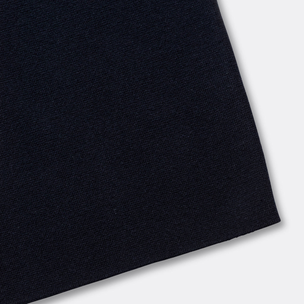 Kian Merino Cotton Milano Polo - Dark Navy