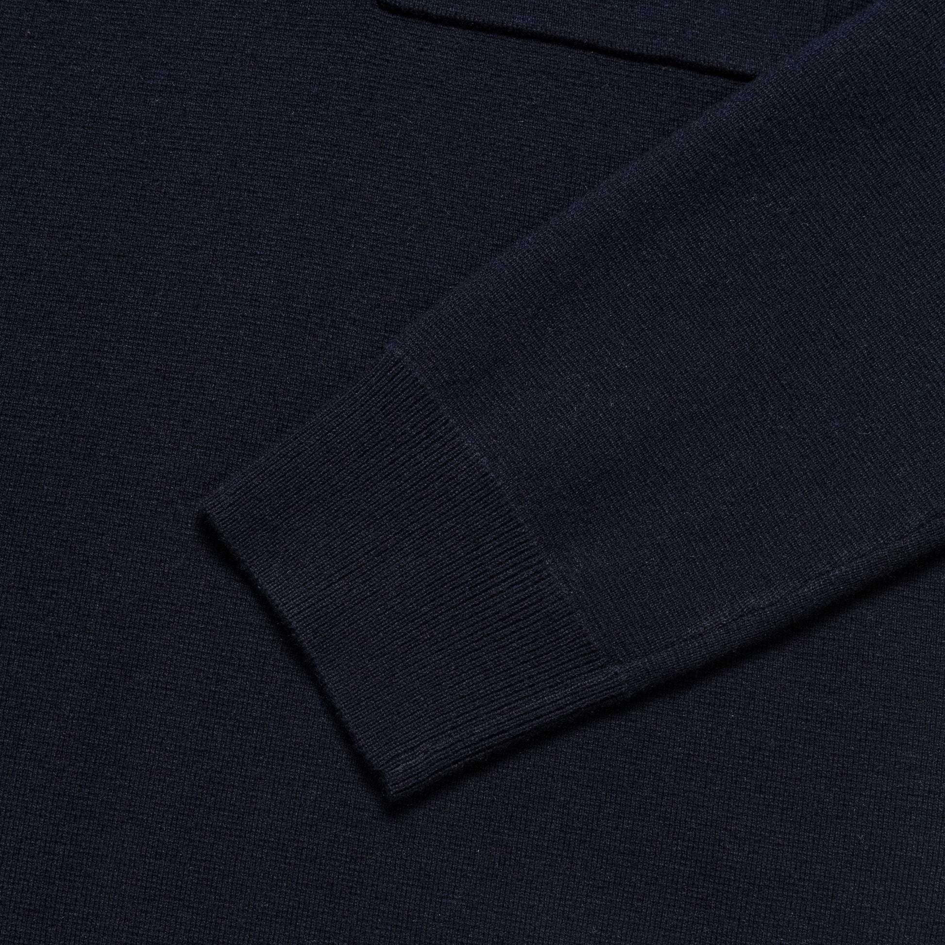 Kian Merino Cotton Milano Polo - Dark Navy