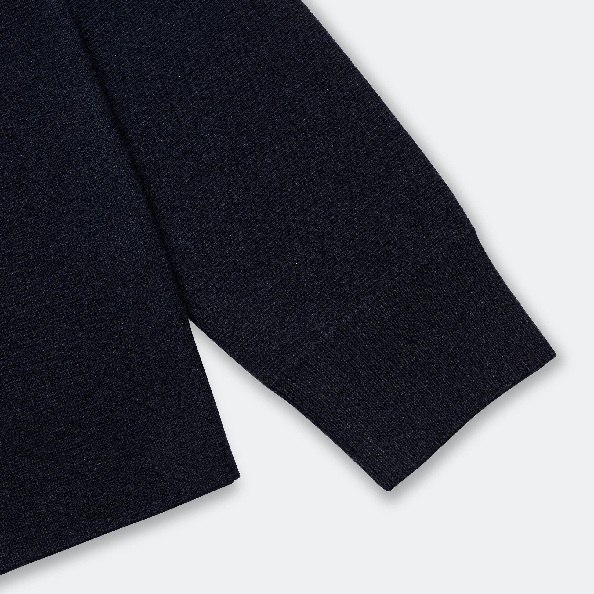 Kian Merino Cotton Milano Polo - Dark Navy