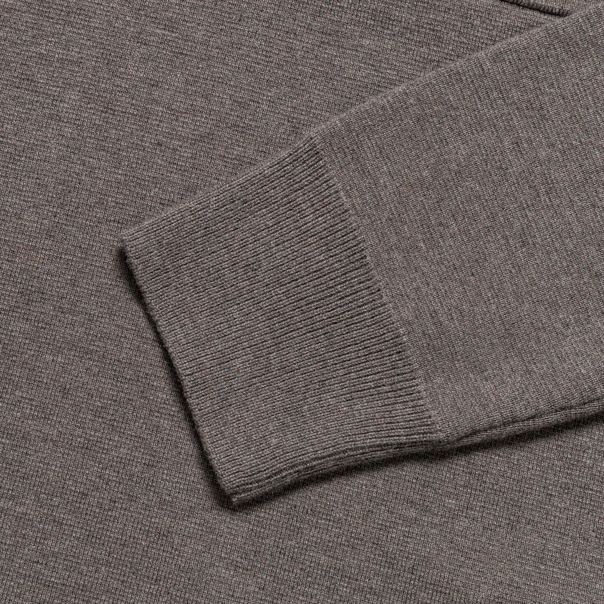 Kian Merino Cotton Milano Polo - Warm Grey