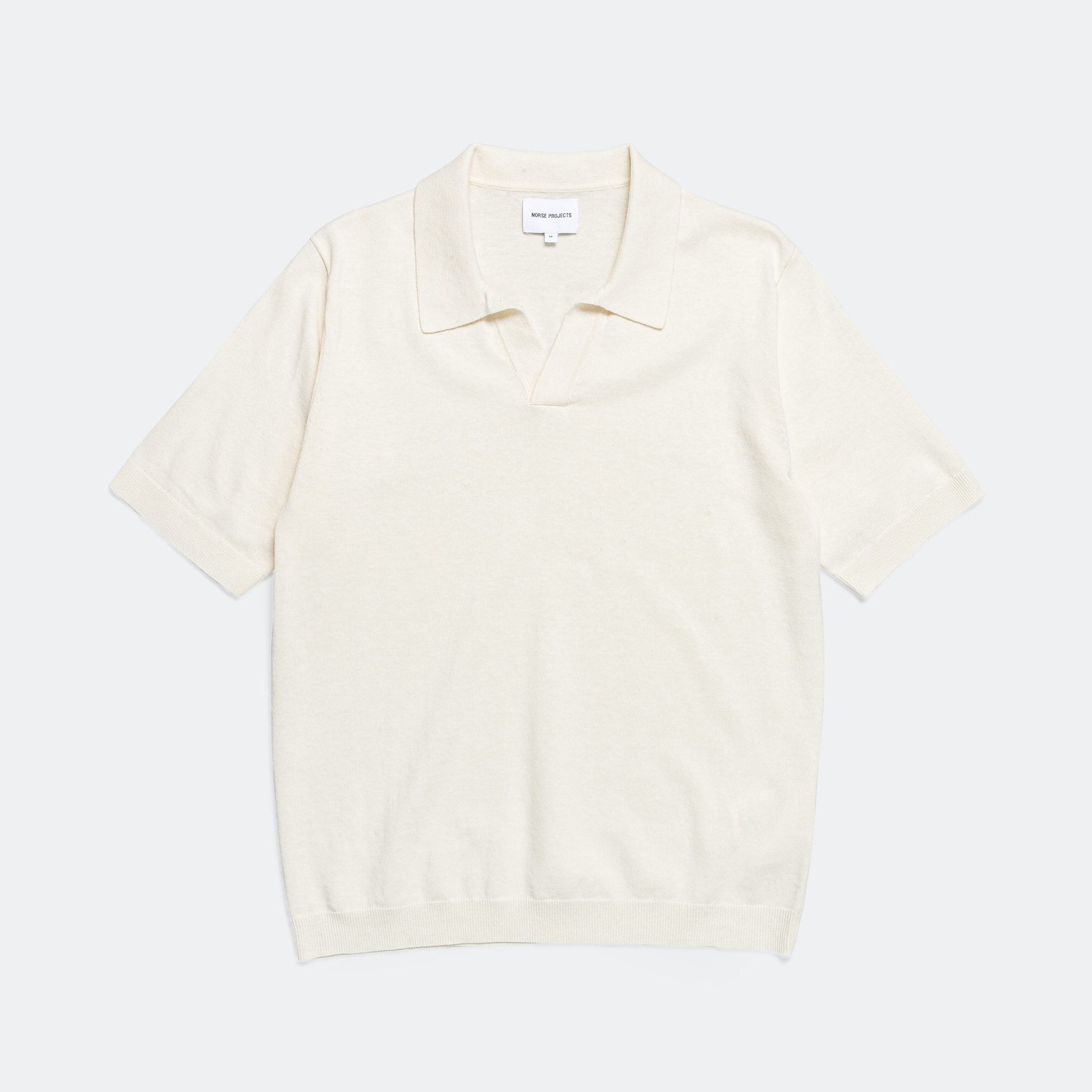 Leif Cotton Linen Polo - Kit White