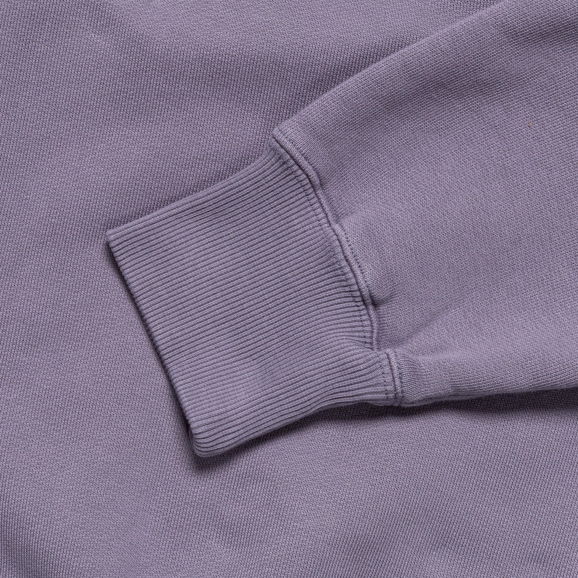 Marten Relaxed Organic Raglan Half Zip - Dusk Purple