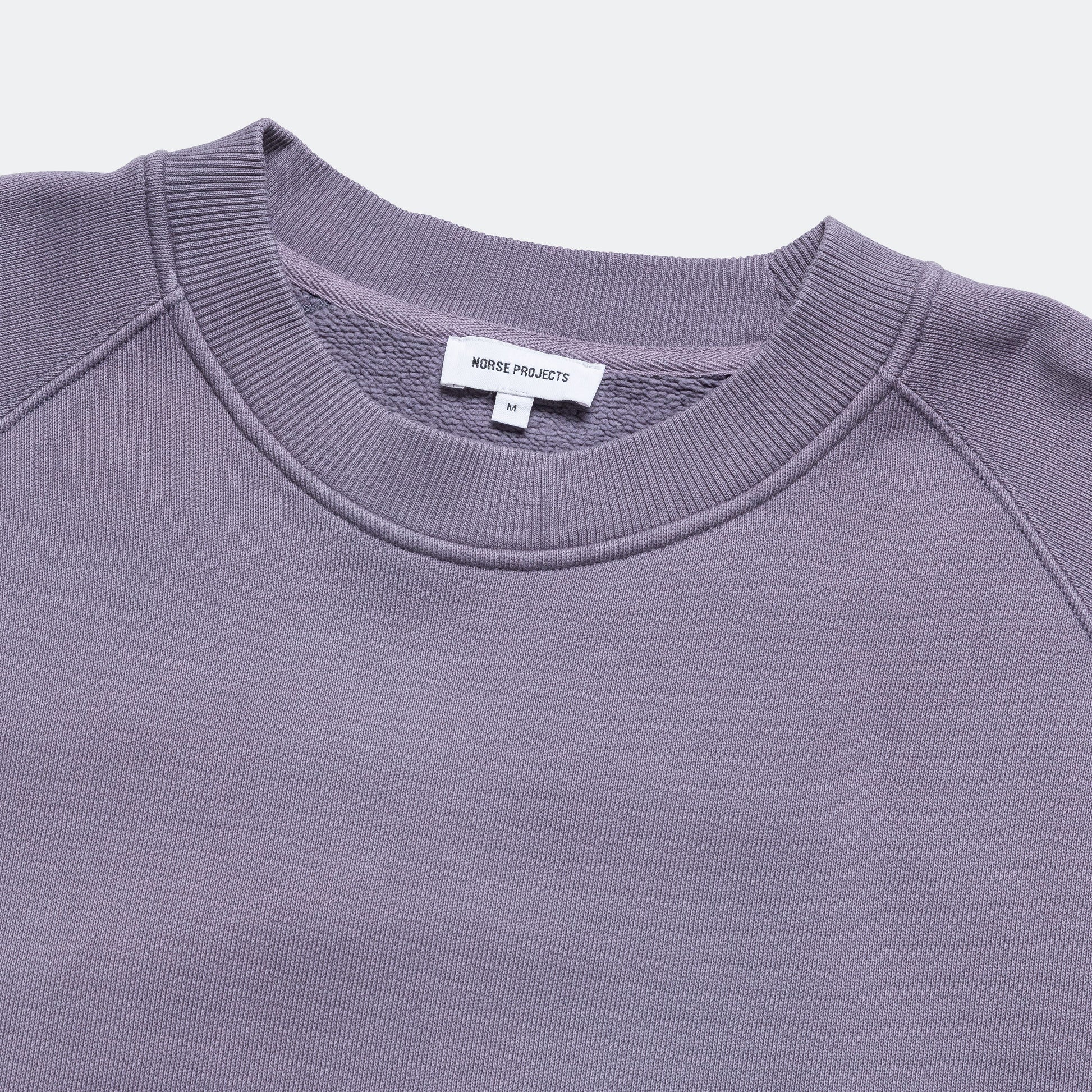 Marten Relaxed Organic Raglan Sweatshirt - Dusk Purple