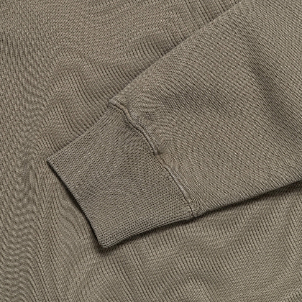 Marten Relaxed Organic Raglan Sweatshirt - Sediment Green