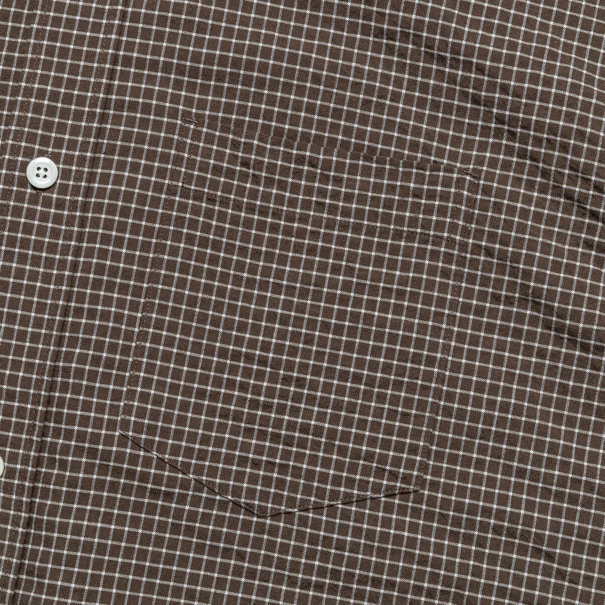Mo Check Oversized Shirt - Taupe