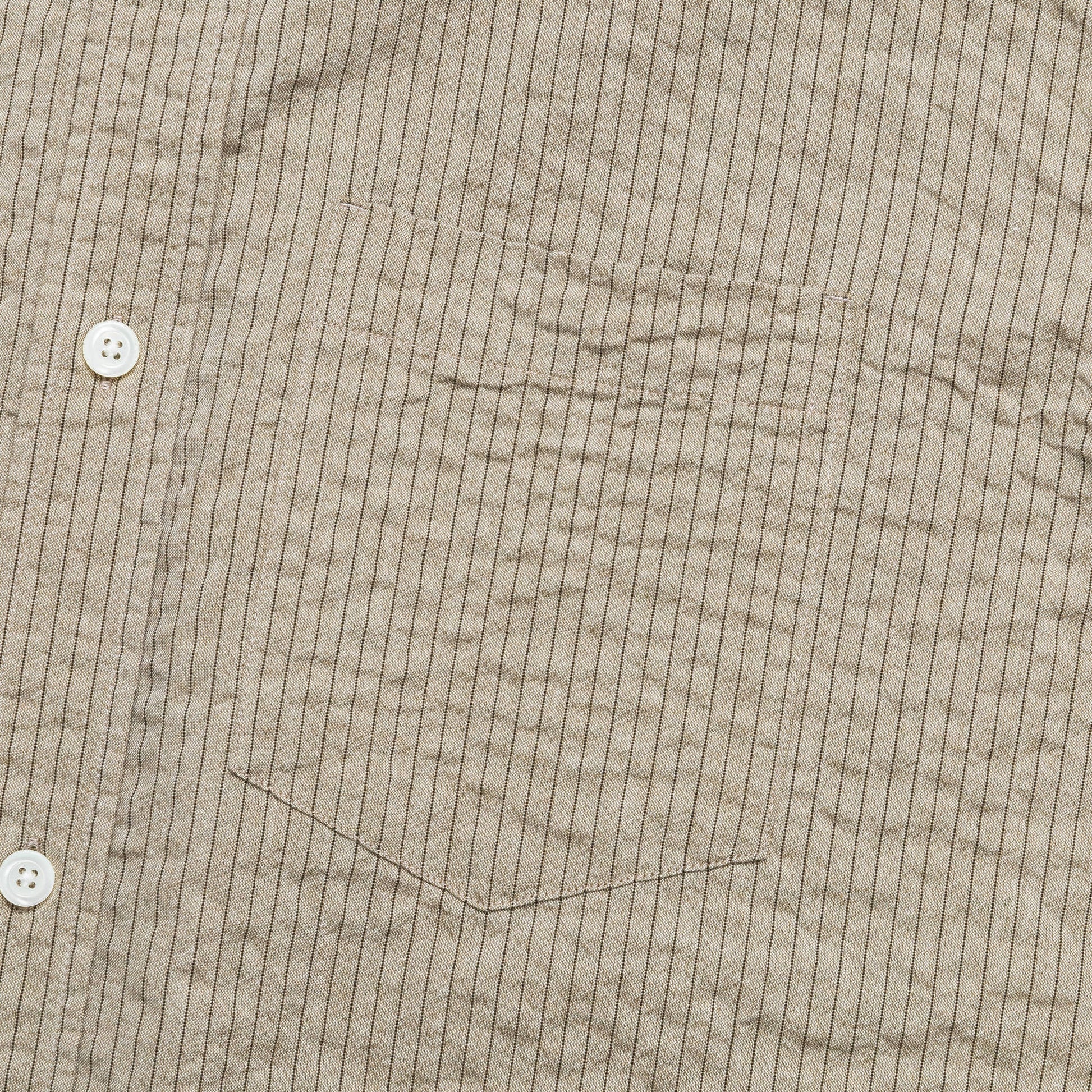Mo Oversized Striped Shirt - Clay