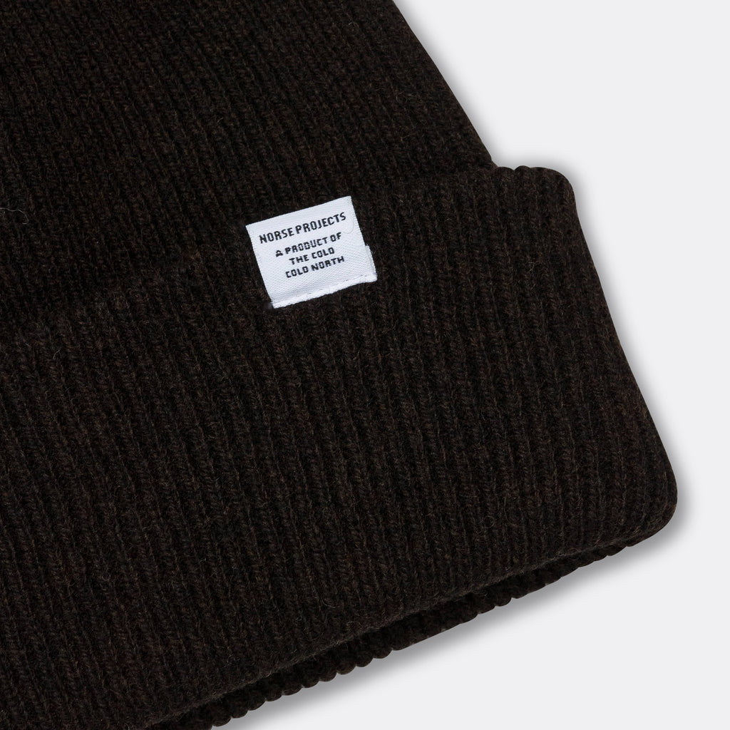 Merino Lambswool Beanie - Truffle