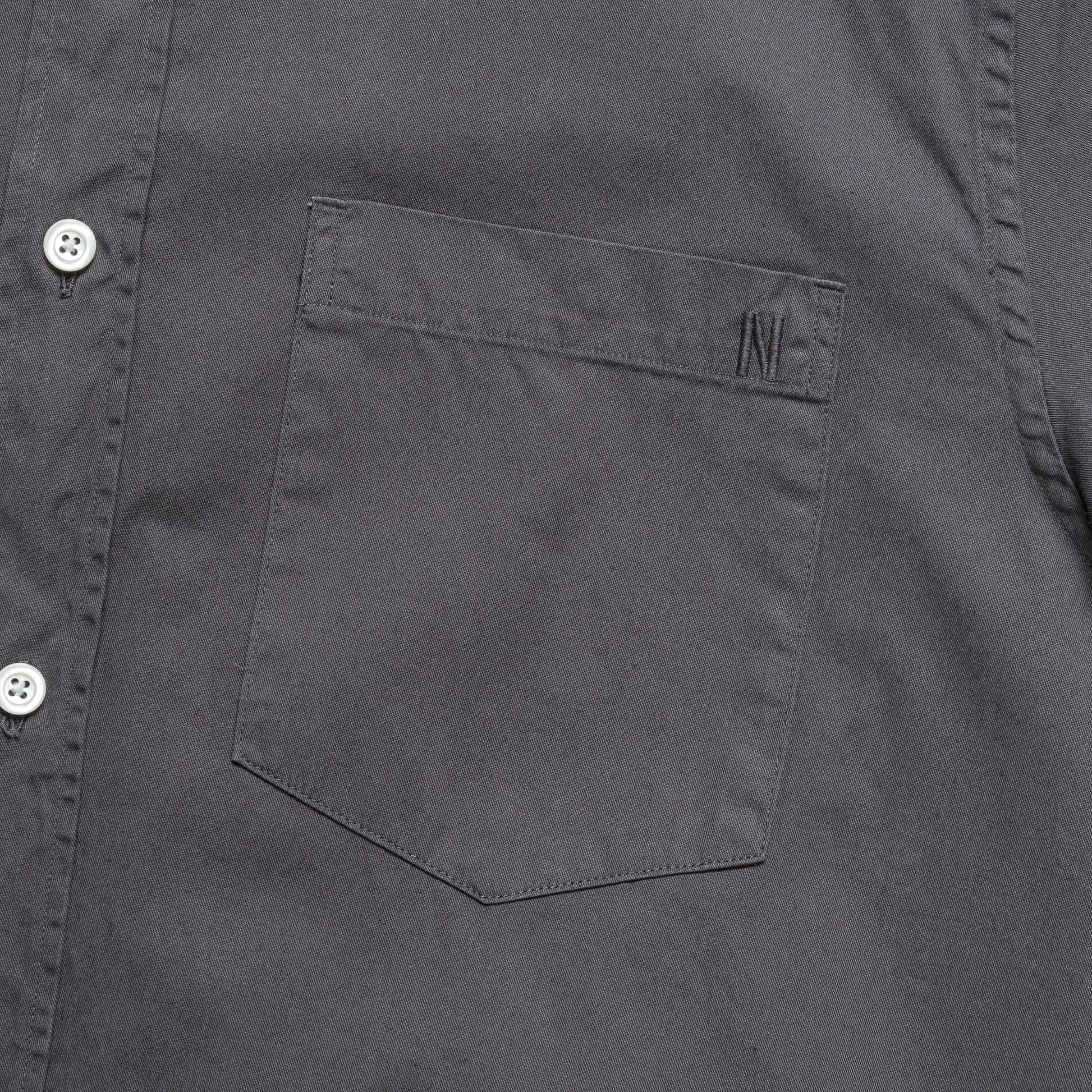 Osvald BD Twill Shirt - Norse Grey
