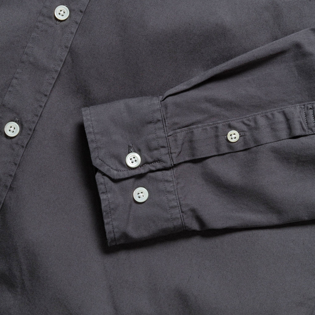 Osvald BD Twill Shirt - Norse Grey