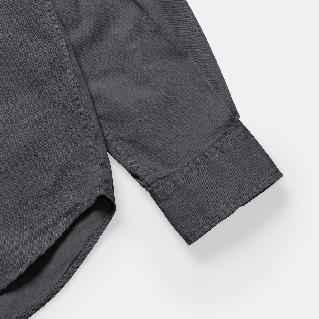 Osvald BD Twill Shirt - Norse Grey