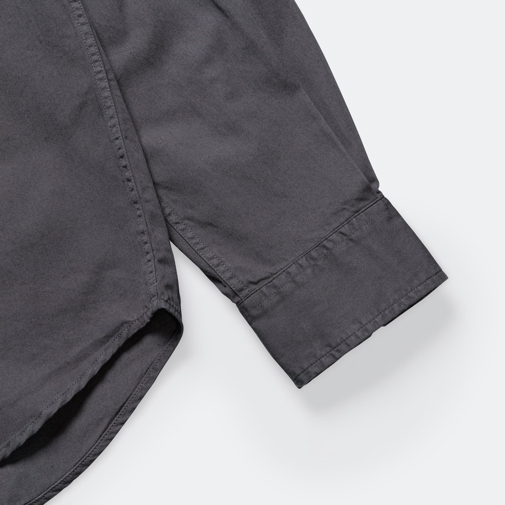 Osvald BD Twill Shirt - Norse Grey