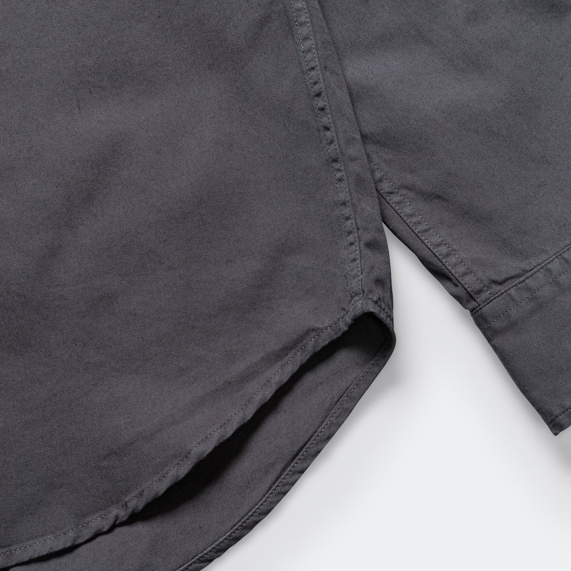 Osvald BD Twill Shirt - Norse Grey