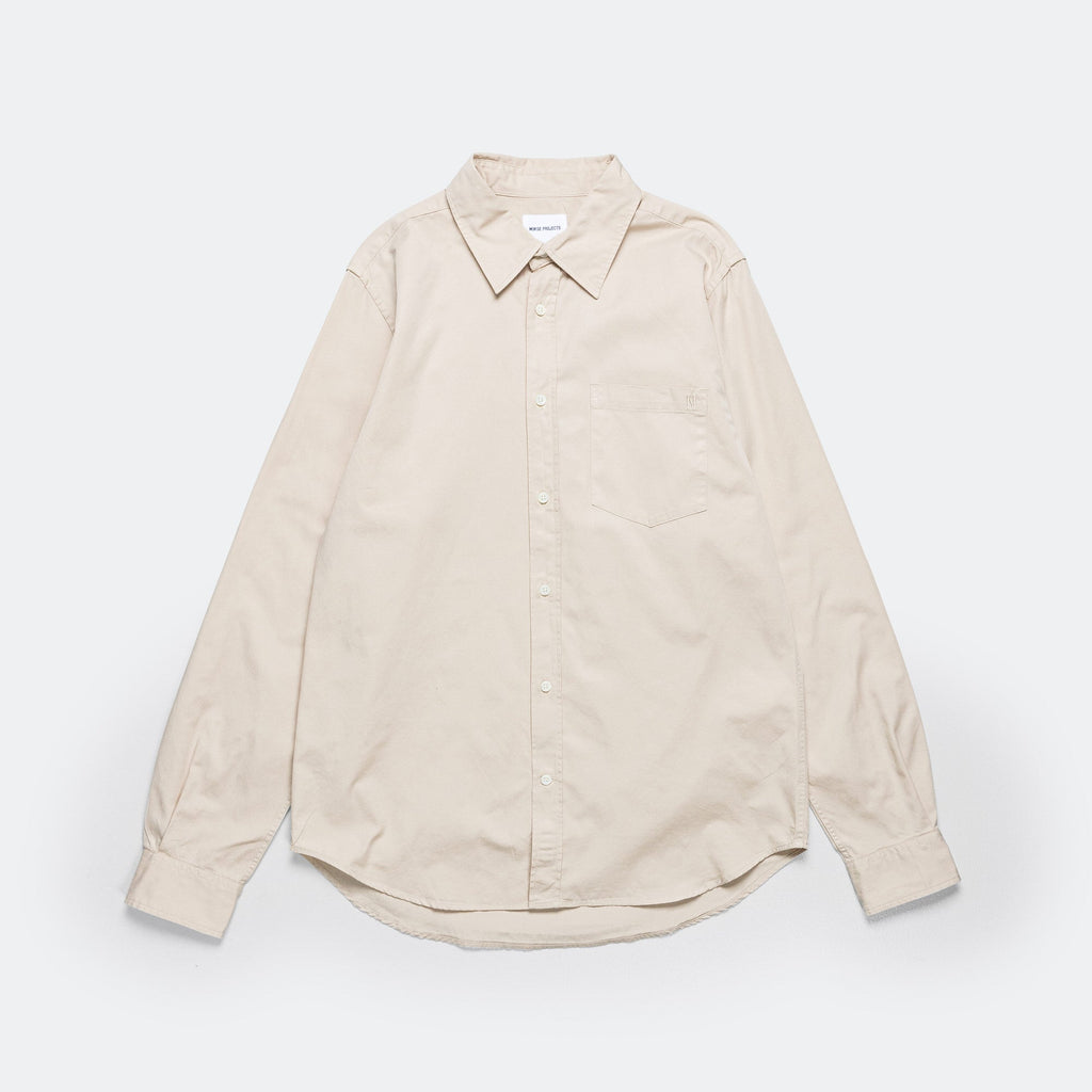 Osvald BD Twill Shirt - Oatmeal