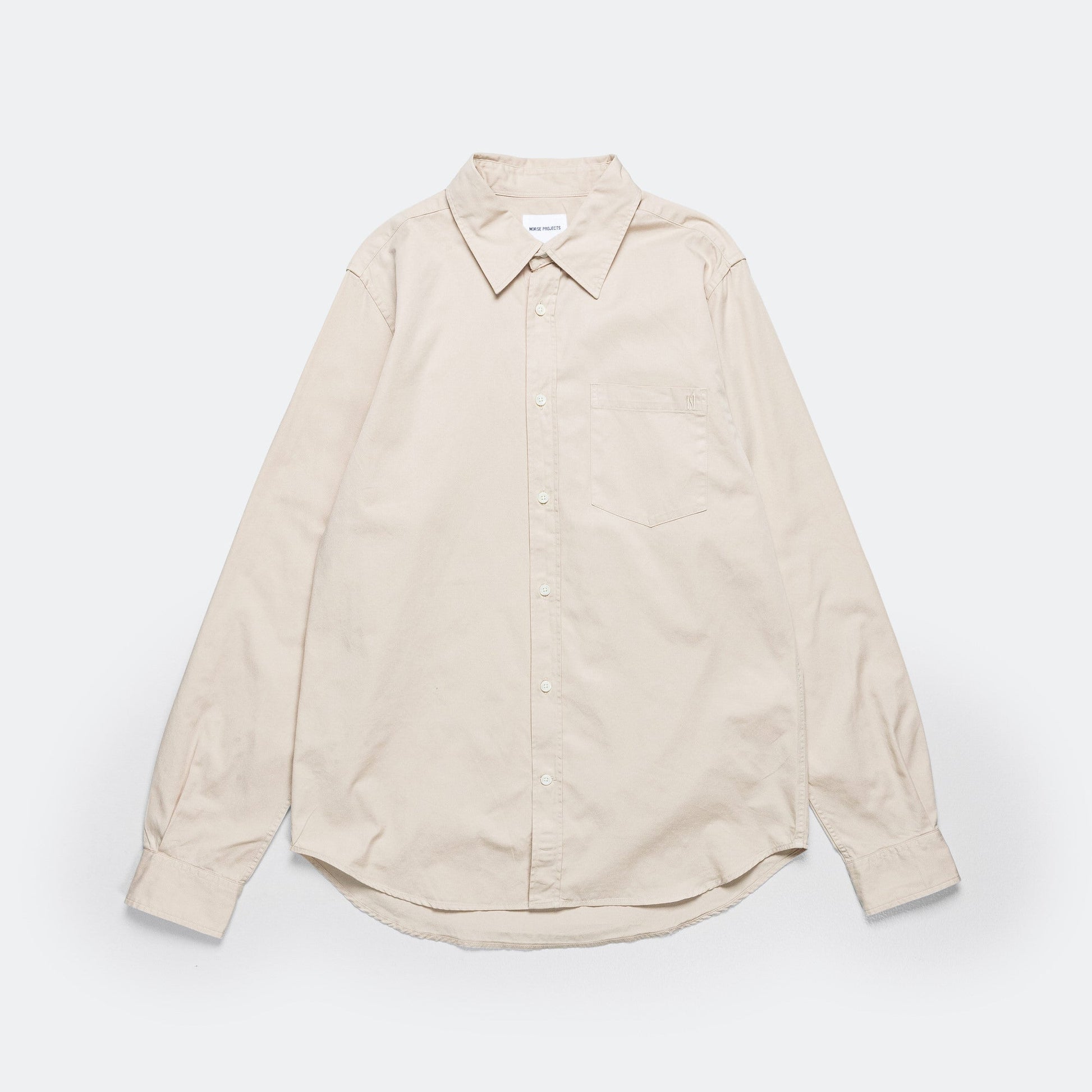 Osvald BD Twill Shirt - Oatmeal
