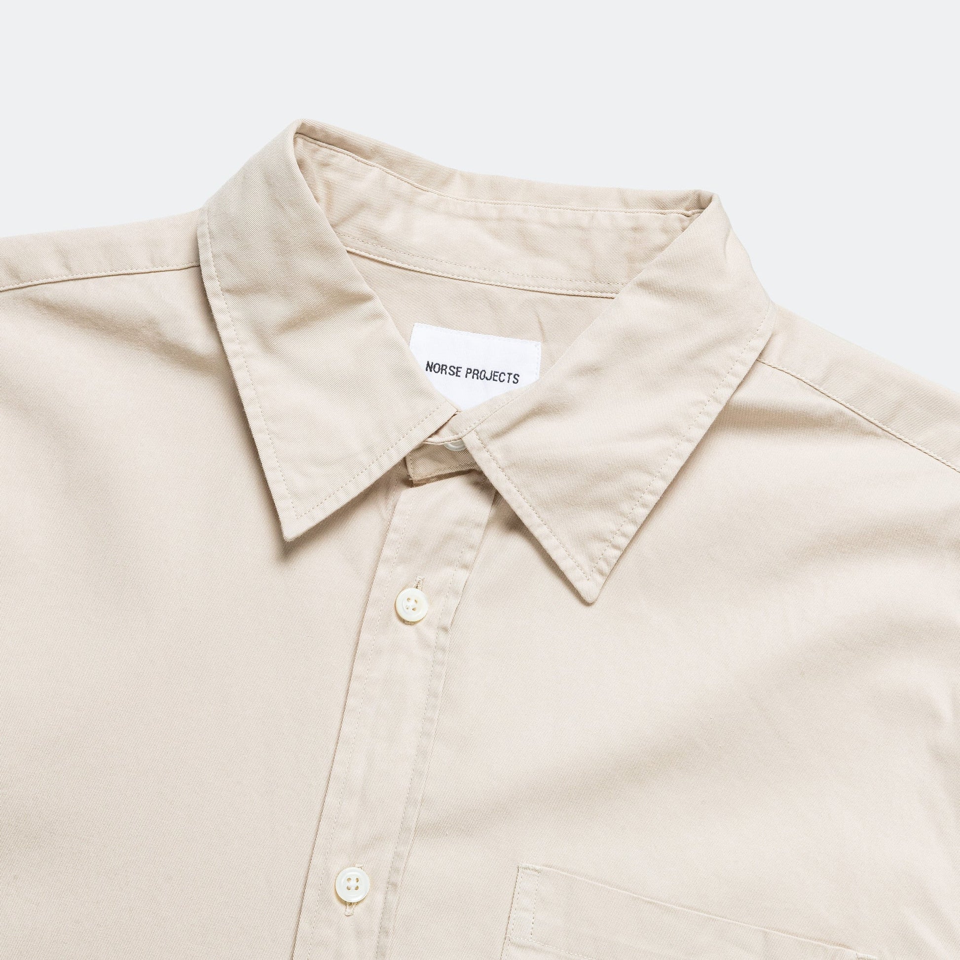 Osvald BD Twill Shirt - Oatmeal