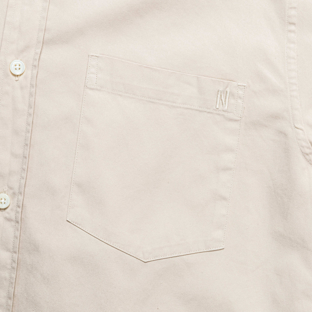 Osvald BD Twill Shirt - Oatmeal
