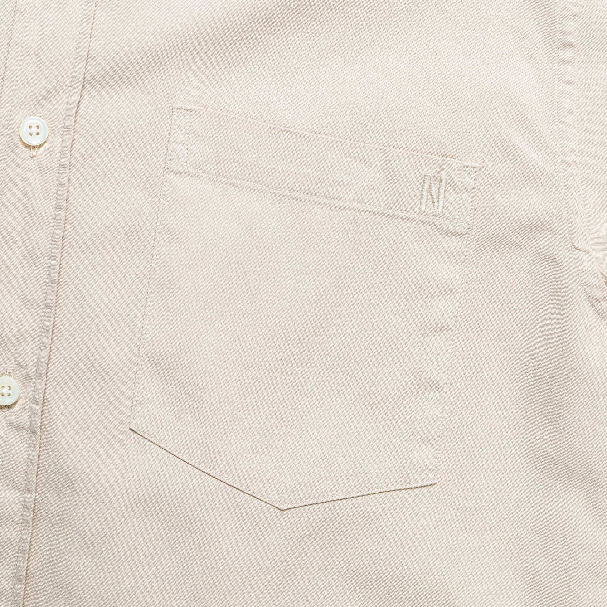 Osvald BD Twill Shirt - Oatmeal