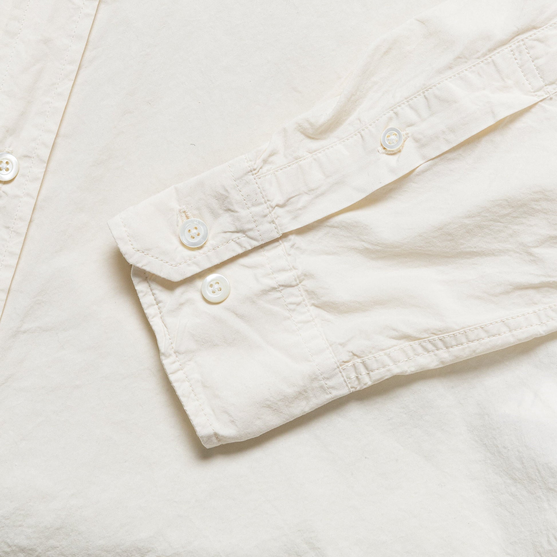 Osvald Cotton Tencel Shirt - Enamel White