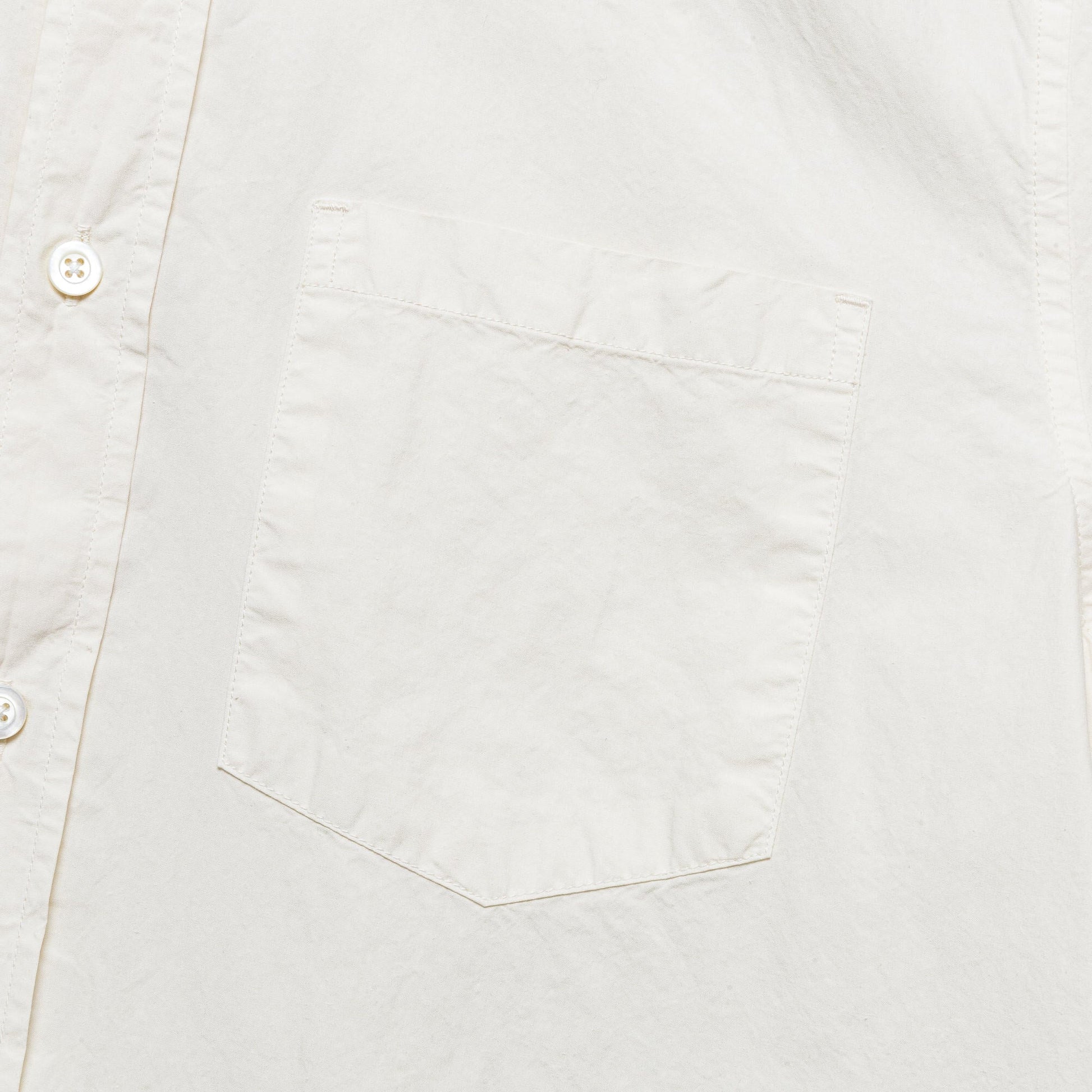 Osvald Cotton Tencel Shirt - Enamel White
