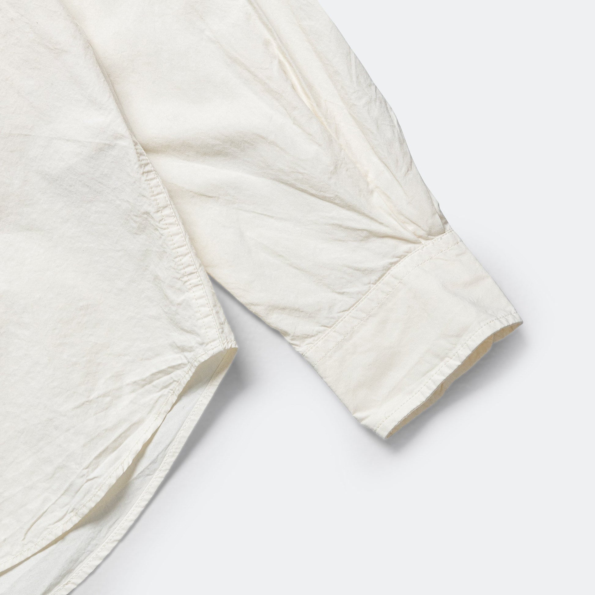 Osvald Cotton Tencel Shirt - Enamel White